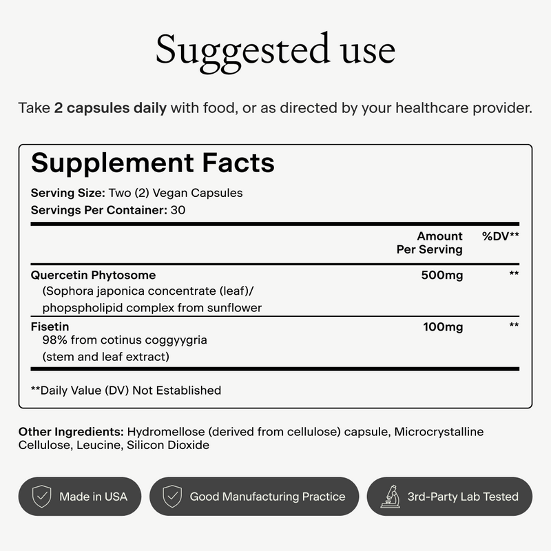 Quercetin + Fisetin